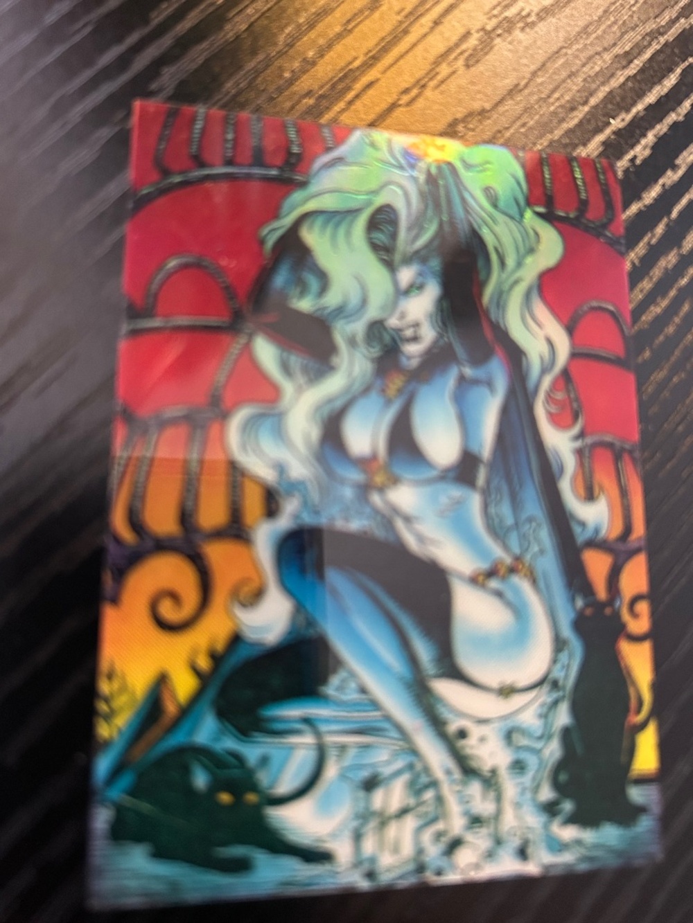 LADY DEATH CHASE CARDS CHROMIUM VINTAGE  VARIOUS ARTISTS